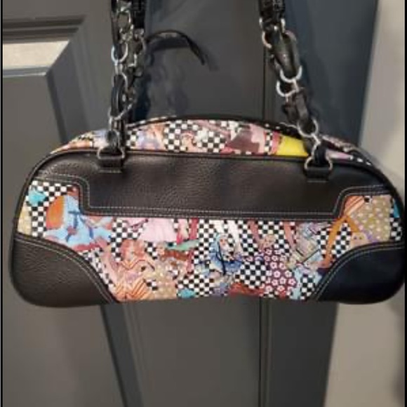 Sydney Love Handbag Top Zip Black Multi Color - Picture 2 of 6